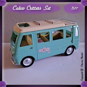 Vintage Teal Campervan